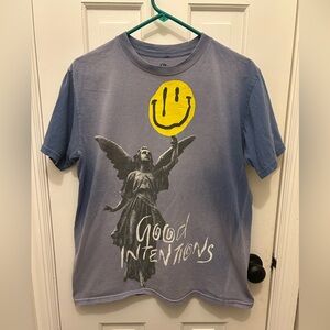 NAV GOOD INTENTIONS XO THE WEEKEND TIE DYE SHIRT SIZE LARGE